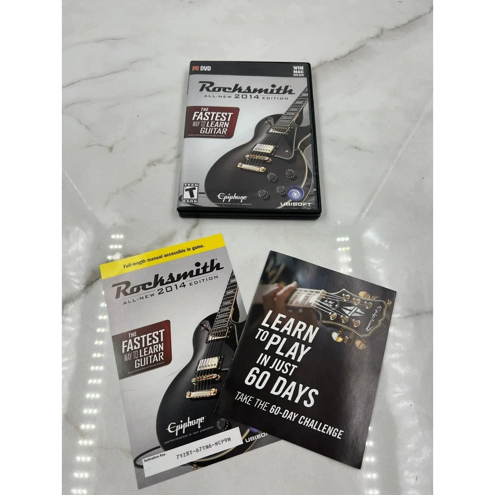 Rocksmith All New 2014 Edition PC DVD Mac Game Learn Guitar NO CORD